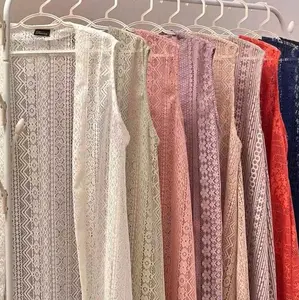 Outer Kardigan Brukat Brokat Tanpa Lengan Kekinian Cardigan