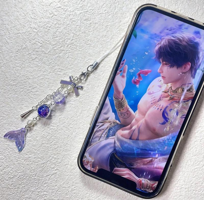 Charm điện thoại, Chủ đề tình yêu và không gian sâu, Xavier, Zayne, Rafayel, Sylus, Phụ kiện trang trí điện thoại đính cườm, Dây đeo điện thoại, Móc chìa khóa, Quà tặng, Dây buộc 8