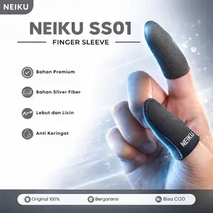NEIKU SS01 Finger Sleeve Sarung Jempol Gaming Premium Anti Keringan Licin Halus Nyaman Sarung Jari Premium