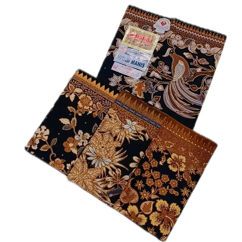 KAIN BATIK H SANTOSO HITAM MANIS 369,370,371,914,303,917,910,913 1
