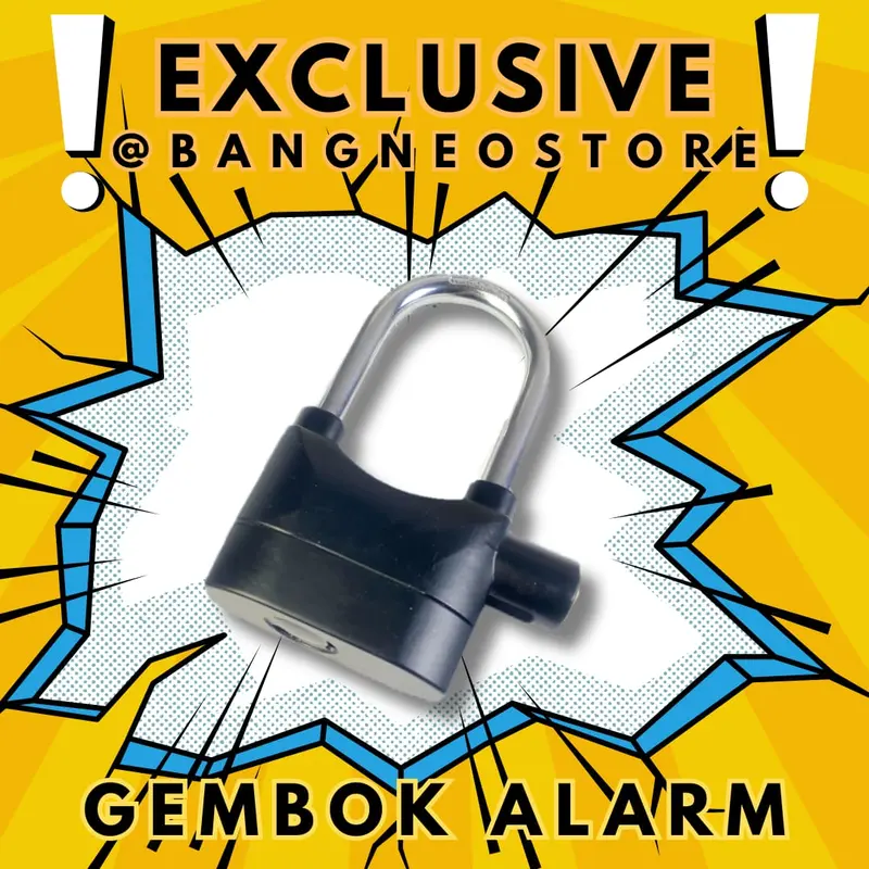 [ EXCLUSIVE ] BANG NEO STORE X MAGNET ACC GEMBOK ALARM | GEMBOK ALARM BUNYI 1