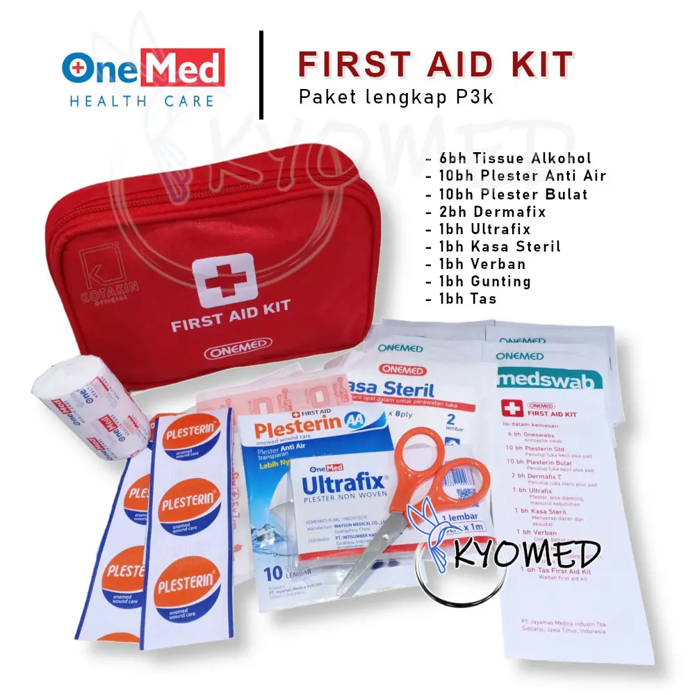 P3K Model Dompet OneMed - First Aid Kit - P3K Travel Set [ Kyomed ]