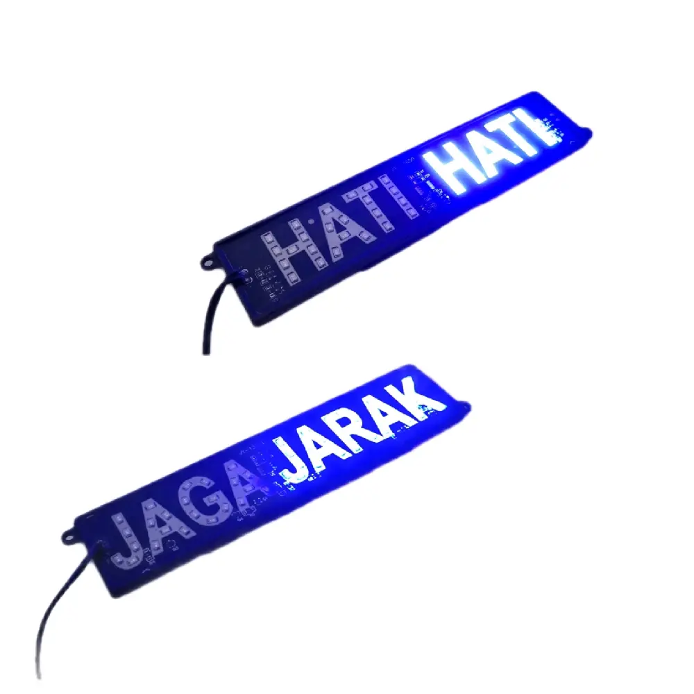 Lampu led JAGA-JARAK / HATI-HATI kedip variasi 12V-24V