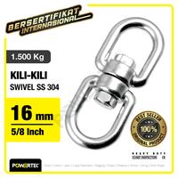 Gambar Swivel SS 304 / Kili kili 16mm - 5/8" POWERTEC dari powertec id Kota Administrasi Jakarta Pusat 1 Tokopedia
