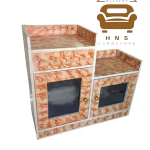 meja dispenser/galon/ricecoker kayu