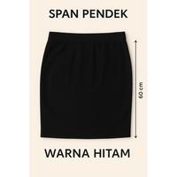 Gambar Rok Sepan pendek 55 / 60 cm hitam kantor kerja kuliah size S M L XL XXL dari Moro seneng bratang Kota Surabaya 5 Tokopedia