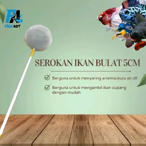 Fish Art • Serokan Artemia Saringan Ikan Cupang Bulat Kokoh
