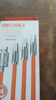 Product Review of Kabel data PS-07 3 IN 1 Fast Charging PD 120W cable charger TYPE C LIGHTNING MICRO multifungsi from k**2 0