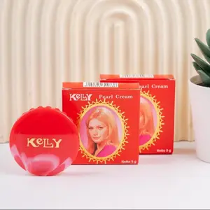 Kelly Pearl Cream 5GR & 15GR Pelembab Wajah dengan Vitamin E & Squalane Oil Menjaga Kelembaban Kecantikan Alami Tabir Surya Perlindungan Sinar Matahari Foundation Alami Kulit Halus Bercahaya - Berminyak