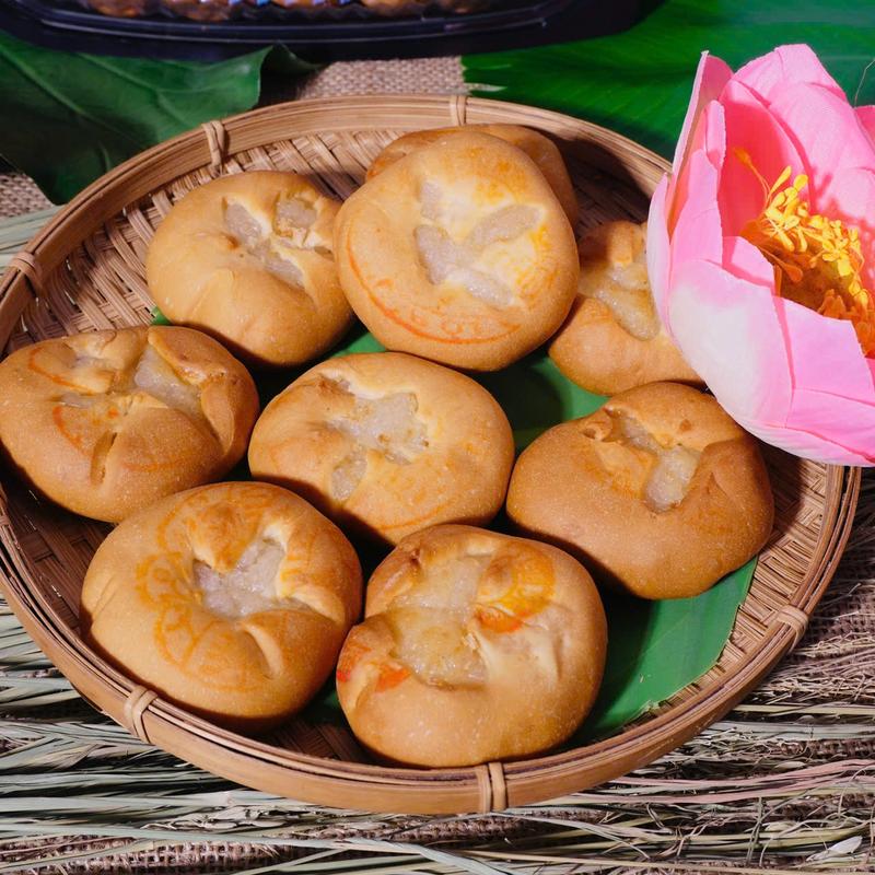  Bánh Dừa Nướng Bông Bần Mềm Dẻo Ít Ngọt Thơm Lừng Hộp 350gram 
