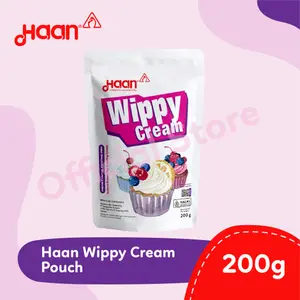 Haan Wippy Cream 200 gram untuk Kue, Dessert, dan Minuman - Food, Baking