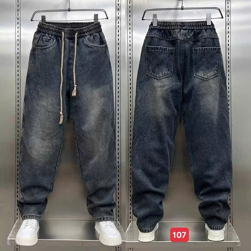 Quần jean nam cao cấp phối lưng thun co giãn MQ107 - Phong cách Hàn chất bò mịn xịn thời trang trẻ trung