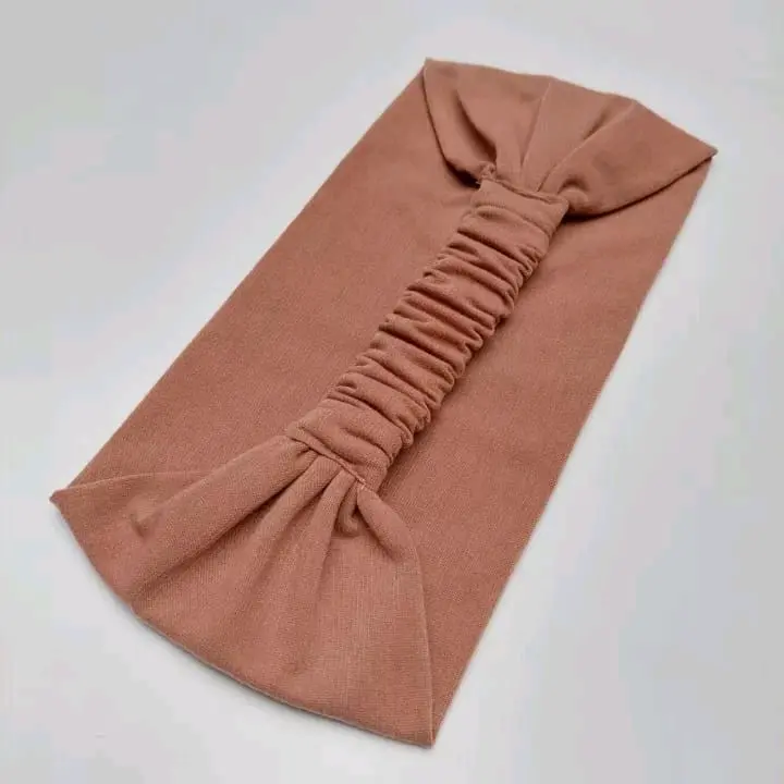 Ciput pita kaos bando karet belakang daleman kerudung anti pusing bandana hijab Dalaman Instan 5