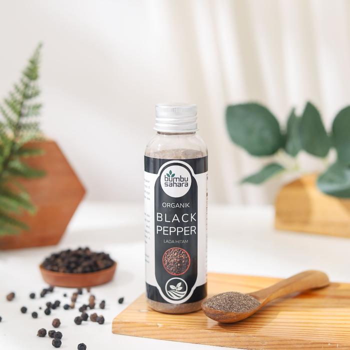 Gambar Bumbu Sahara Lada Hitam Bubuk Black Pepper Lada Merica Hitam Bubuk Bumbu Masak Dapur Rempah - 55 gr dari Farm Market Store Kota Depok 5 Tokopedia