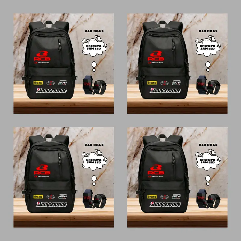 tas anak laki laki terbaru - tas motif racingg kekinian - ransel anak SD remaja kerenn Fashion 4