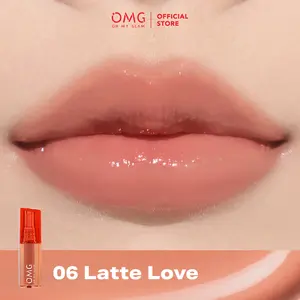[Gift Not For Sale] OMG OH MY GLAM Glassy Lip Tint 06 Latte Love 2 g
