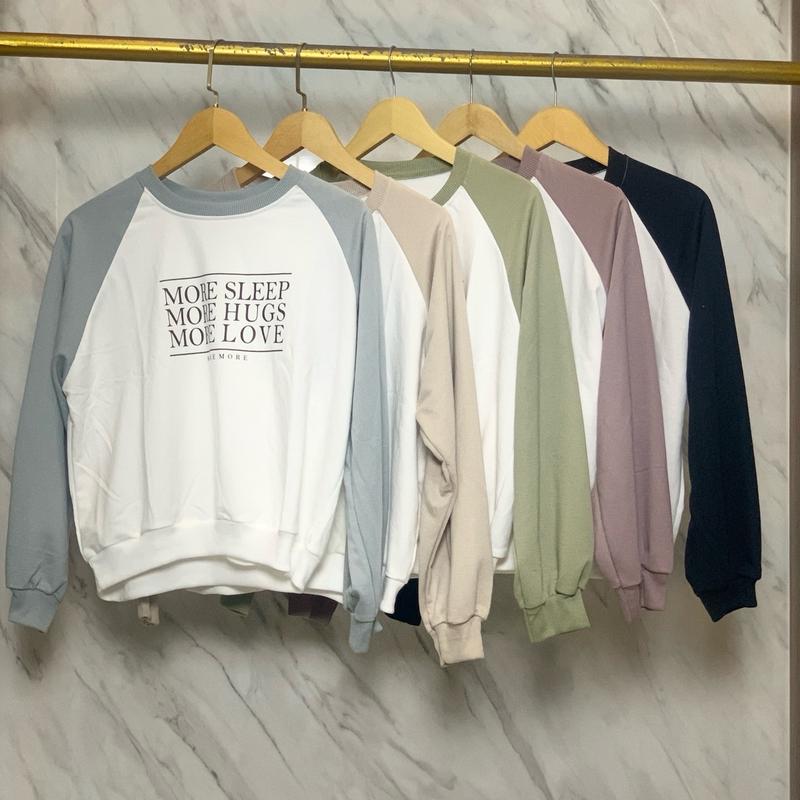 Sweater crop wanita moremore 0