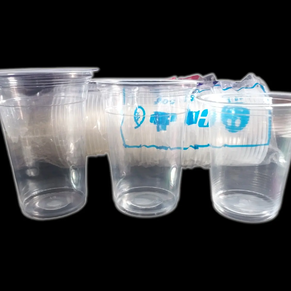 Cup Jus Plastik Merk Anggur Isi 50 Pcs Oz 12 14 16