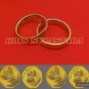 BELI SATU GRATIS SATU CINCIN KOIN TERBUAT DARI BAHAN KOIN ASLI TAHUN 1991