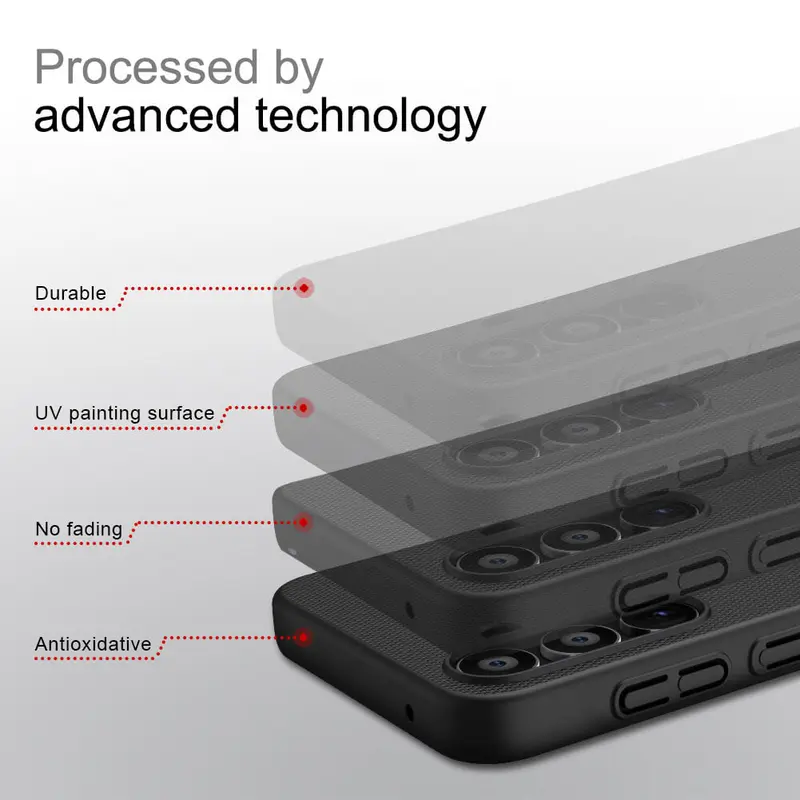 Hard Case Compatible With Samsung Galaxy A35 5G Nillkin Frosted Casing 4