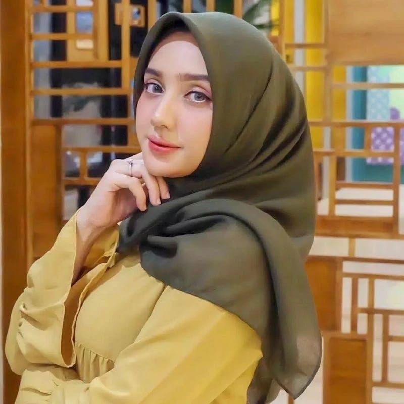 Hijab Paris Jadul Premium Segi empat Paris Basic Voal 2