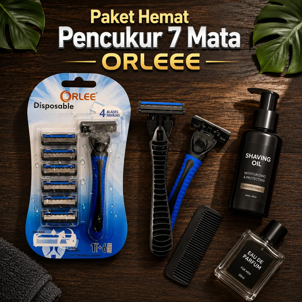 Berbagai Alat Garuk Cukur Cukuran Pencukur Manual Kumis Jenggot Garuk Bulu Kaki Ketiak Pria Wanita Set Gagang Free Refill Isi 6 Ulang  Strip Pelicin Pelumas Aloe Vera Kulit Sensitif Halus 6 7 Mata Garuk Yukinawa Orlee 3 4 Lapis Layer