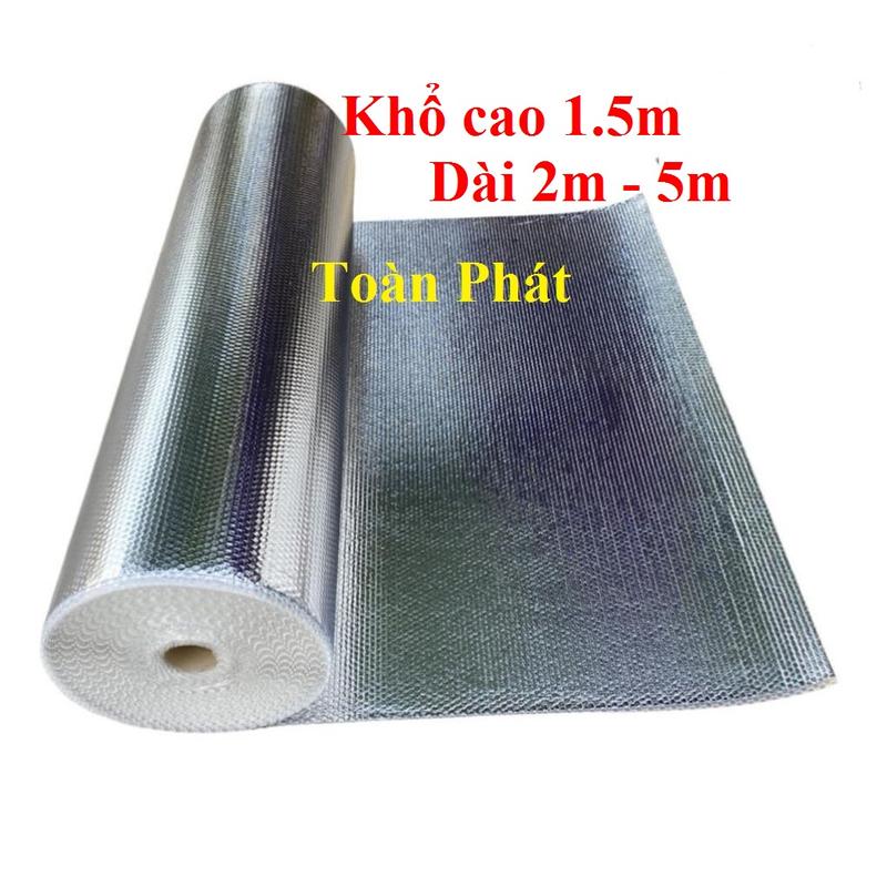     Khổ cao 1.5m x dài 2- 5m x dày 4mm   Cách nhiệt chống nóng mái nhà mái tôn chất lượng 