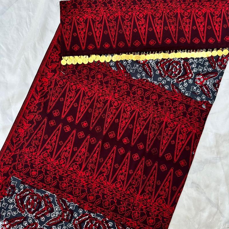 Set kain tekuluk batik jambi asli dengan ronce 2