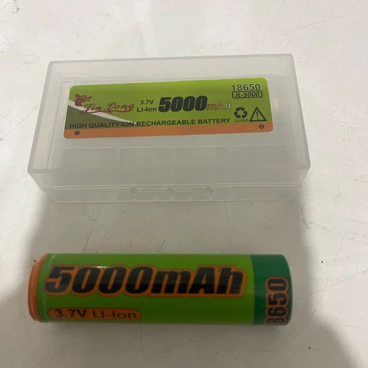 Battery jinlong 18650 5000MAH 3.7v Li-ion
