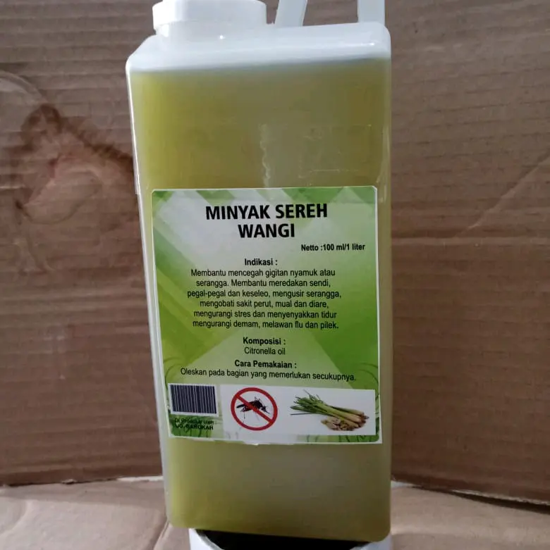 minyak pijat sereh wangi 1 Liter,massage oil sereh Tubuh