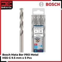 Gambar Bosch Mata Bor HSS-G Metal Drill Bit 9.5 MM X 5 PCS dari Drill&Co Kota Administrasi Jakarta Barat 3 Tokopedia