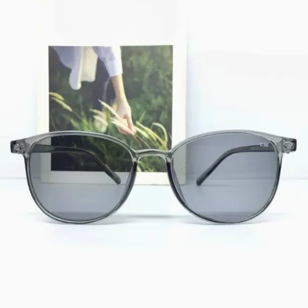￼Kacamata Minus Lensa Gray -0.50 sd -4.00 kacamata minus Cewek Cowok Frame Abu Lensa Abu SPH3016GY Eyewear Glasses Plastik
