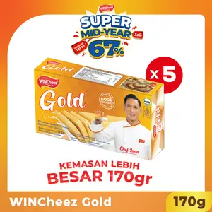 WINCheez Keju GOLD 170 Gram x 5 Pcs