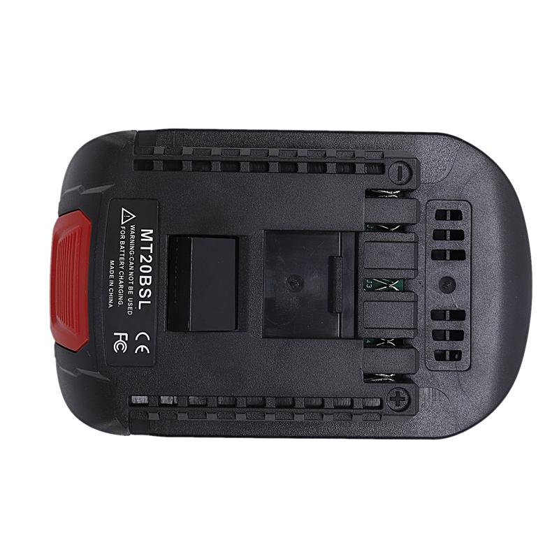 Product Introduction of MT20BSL Li-Ion Battery Converter Adapter for Makita 18V BL1830 BL1860 BL1850 BL1840 BL1820 Used To for Bosch 18V Tool 13