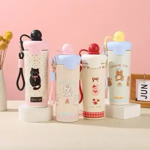 Tumbler Sweet Tale 650ml Stainless SUS 316 / Tumbler Viral / Tumbler Free Sedotan Gantungan