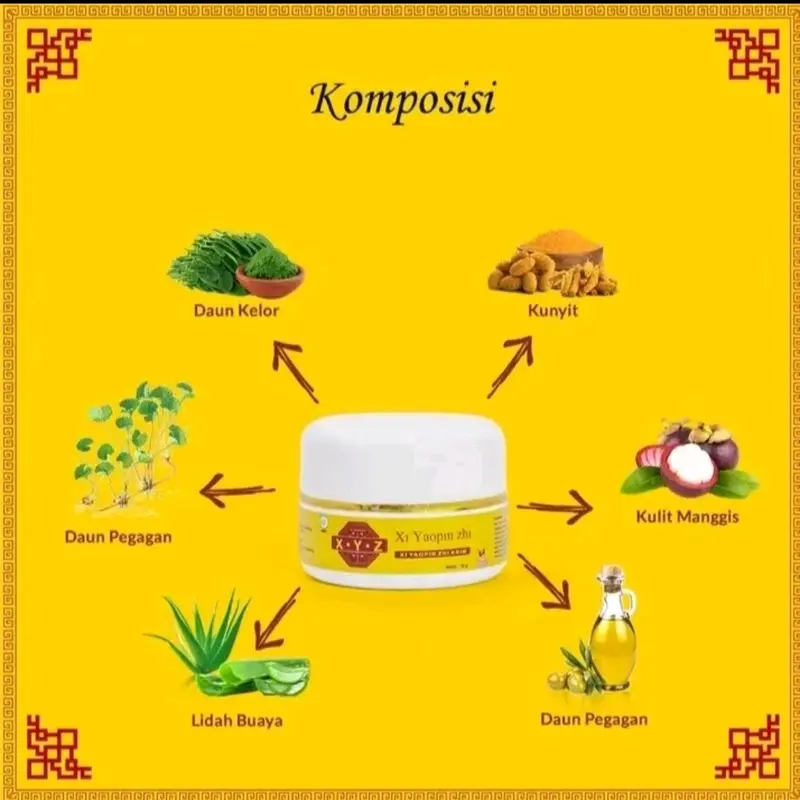 Salep Wasir Xi Yaopin Zhi Cream Ambeien Cepat Praktis Atasi Nyeri Benjolan ORIGINAL 2