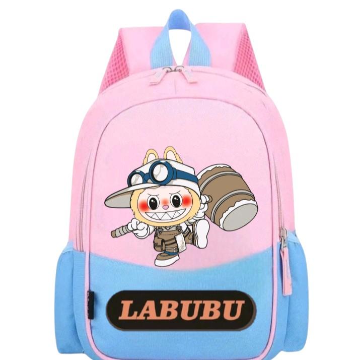 Tas Ransel Anak Paud TK SD Kelas 1 Karakter Labubu Boneka Kekinian dan Trendy - Fashion tas labu labu anak 3