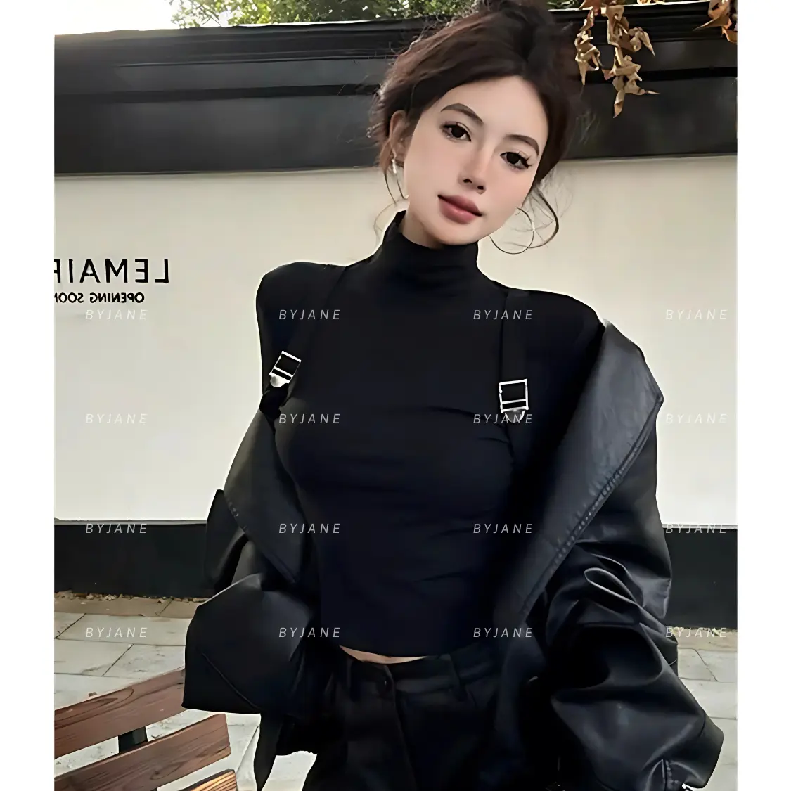 ( XẢ KHO ) Áo Thun Nữ Cổ Lọ 8p Dài Tay BYJANE - 850 | BigBuy360 - bigbuy360.vn