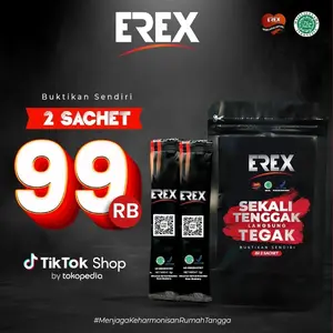 EREX Minuman Serbuk Herbal Botanical Stamina Rasa Blueberry Jamu Jamu 2 Sachet
