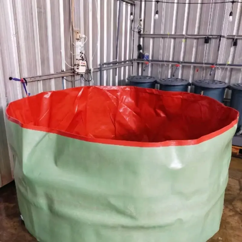 Kolam Terpal Bulat Tanpa Rangka Diameter 1,5m/150cm Tinggi 90cm Untuk Budidaya ikan Lele Nila Gurame Gabus Udang Belut Dll 6