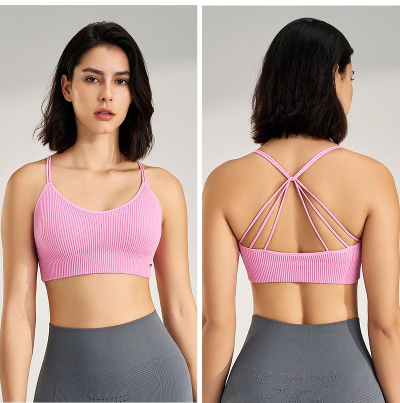 Product Introduction of Non-steel ring beautiful back breathable underwear large size sports bra yoga shockproof vest 25