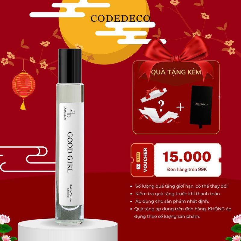 Tinh dầu nước hoa nữ CODEDECO Good Girl 10ml dạng lăn Perfume Cosmetic