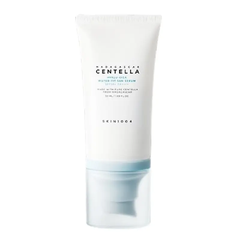 [Skin1004] Hyalu-cica Water-fit Sun Serum SPF50+ PA++++ Facial Skincare Sunscreen Hyaluronic Hydrating Uv Cream