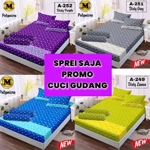 SPREI SAJA MOTIF TERBARU UKURAN LENGKAP TERMURAH KATUN HALUS