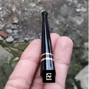 Hasil Karya Aksesoris KerajinanTangan StikSumpit Kayu Kelorhitam super Double Ring Gold Minimalis Elegant Uk 8-9cm  SouvenirKitchenware Makan Asli