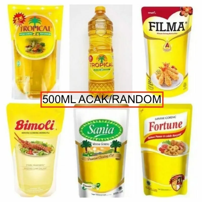 [BISA COD] Minyak Goreng Bening 500ML all merk/random / Sunco /Rose Brand/ Grandco/ Vipco/ dan lain-lain bisa COD EXP LAMA Bahan Sawit pilihan 1