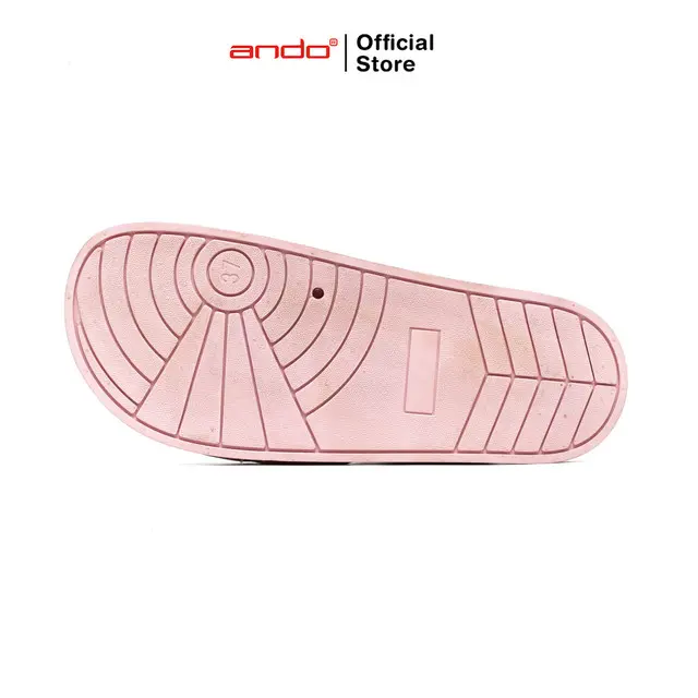 Ando Official Sandal Selop Slip On Almas Wanita Dewasa - Merah Muda 4