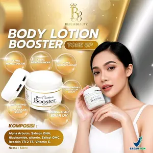 BEBEB BEAUTY  BODY LOTION BOOSTER 50ml TONE UP TIDAK DEMPUL