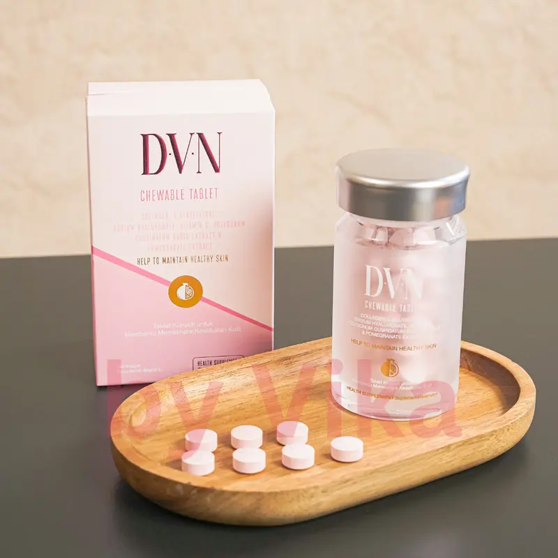 DVN Original 1 BOX 60  Butir Ampuh Atasi Flek Hitam dengan Collagen Tripepted, Pomegranate, dan Japanese Knotweed Extract 2
