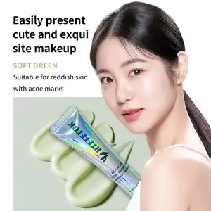 RTETETOK Anti-Acne Color Correcting Makeup Primer,Salicylic Acid,Invisible Pore Primer,Long-lasting Moisturizing Oil Control Facial Primer Smoothing Primer Makeup